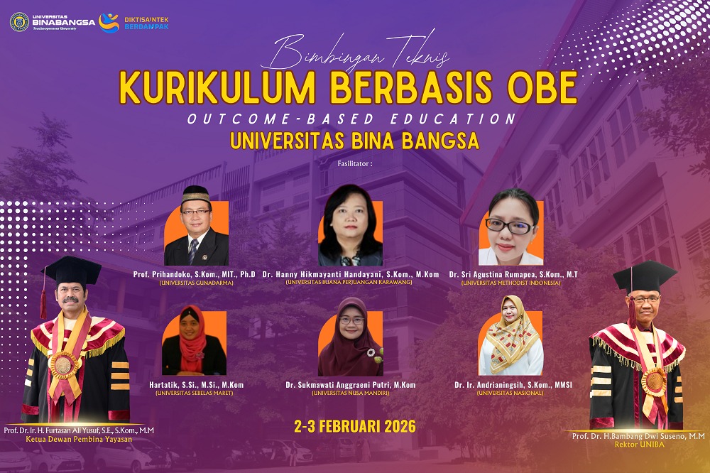 Universitas Bina Bangsa Held Technical Guidance on Outcome-Based Education Curriculum